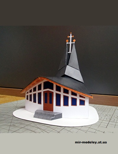 №12857 - Kaple sv. Cyrila a Metoděje ve Škrdlovicích (Pavel Styl) из бумаги