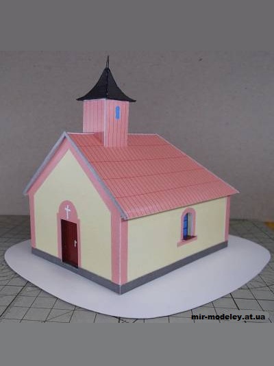 №12863 - Kaplička v obci Kotlasy (Pavel Styl) из бумаги