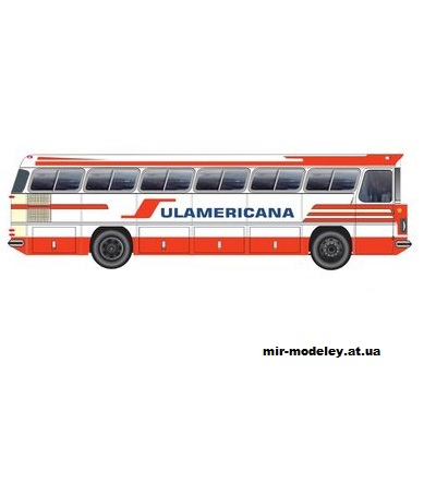 №12842 - MB 355 SULAMERICANA (PapeRoom) из бумаги