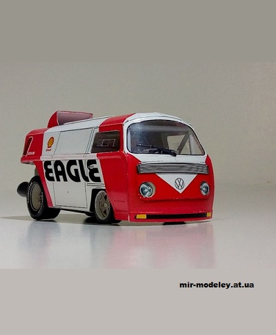 №12846 - Volkswagen Kombi Eagle Van (Paperoom) из бумаги