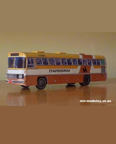 №12841 - Mercedes-Benz O-355/O-326 (Paperoom) из бумаги