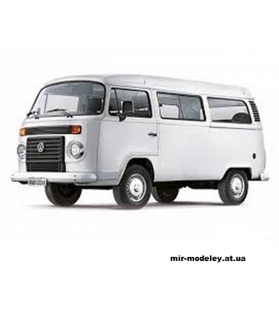 №12847 - Volkswagen Kombi 2014 (Paperoom) из бумаги