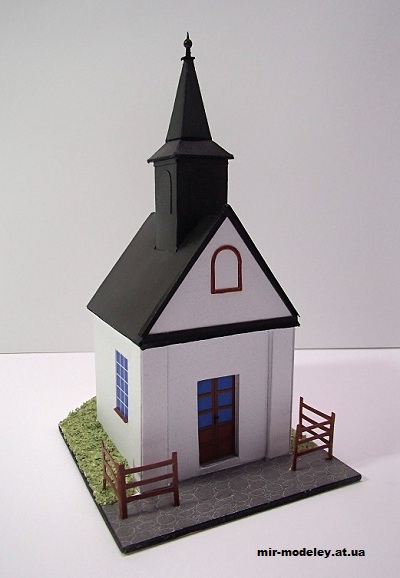 №12874 - Kaple v Meziboří [Pavel Styl] из бумаги