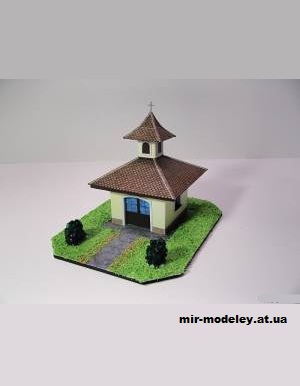 №12889 - Zvonička v Hroznatíně [Pavel Styl] из бумаги