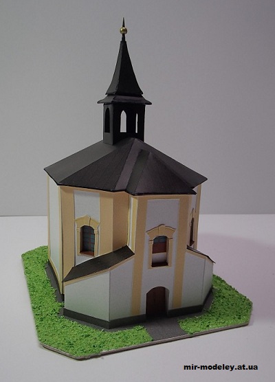 №12873 - Kaple sv. Barbory ve Zdaru nad Sazavou (Pavel Styl) из бумаги