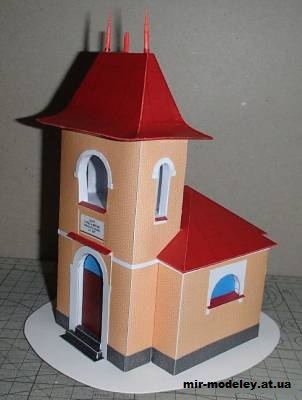 №12861 - Kaple sv. Cyrila a Metoděje v Hodíškově (Pavel Styl) из бумаги
