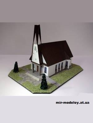 №12896 - Kaple Panny Marie Sněžné v Budči [Pavel Styl] из бумаги