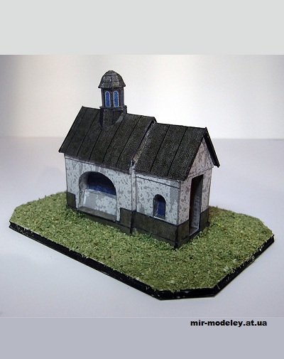 №12898 - Часовня Гроба Господня / Kaple Boží hrob [Pavel Styl] из бумаги