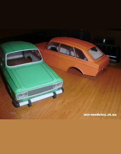 №12818 - Москвич-2140/2125 (Paper Tride) из бумаги