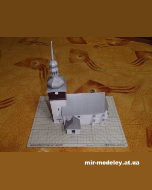 №12851 - Kostel sv. Bartoloměje v Bobrůvce [Pavel Styl] из бумаги