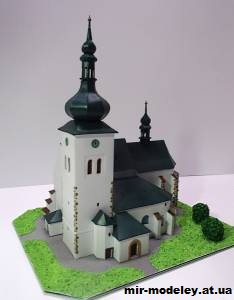 №12876 - Kostel sv. Václava v Křižanově [Pavel Styl] из бумаги