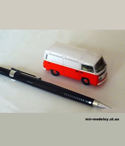 №12849 - VW KOMBI set 1 (Paperoom) из бумаги