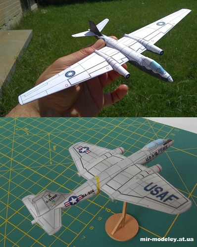 №12969 - English Electric Canberra / Martin B-57 Canberra (9 вариантов) (Bruno VanHecke - Carlos Ferreira) из бумаги