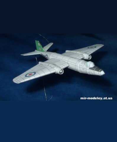 №12967 - English Electric Canberra / Martin B-57 Canberra (6 вариантов) [Bruno VanHecke] из бумаги