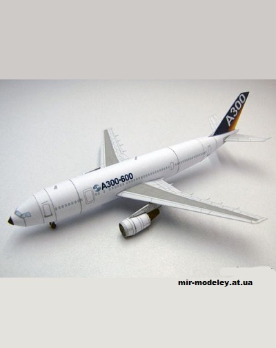 №12939 - Airbus A300-600 Prototype (Bruno VanHecke) из бумаги