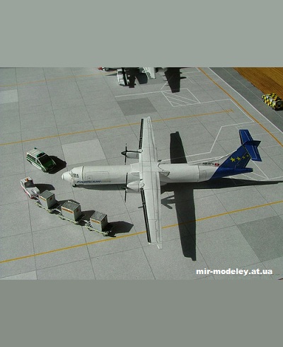 №12960 - ATR 72 [Bruno VanHecke] из бумаги