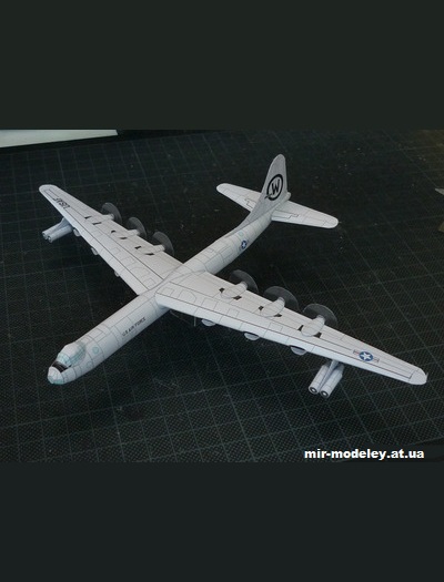 №12999 - Convair B-36 (Bruno VanHecke) из бумаги