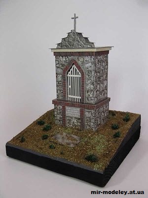 №12916 - Výklenková kaple v Březí nad Oslavou (Pavel Styl) из бумаги