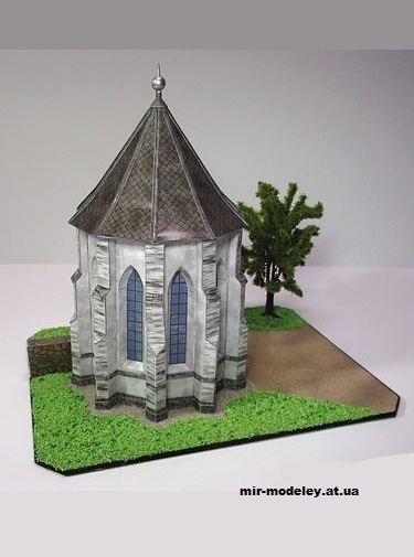 №12909 - Studniční kaple ve Žďáře nad Sázavou (Pavel Styl) из бумаги