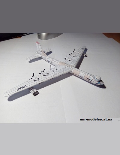 №13000 - Convair RB-36 / GRB-36D Peacemaker (Bruno VanHecke - Matis) из бумаги