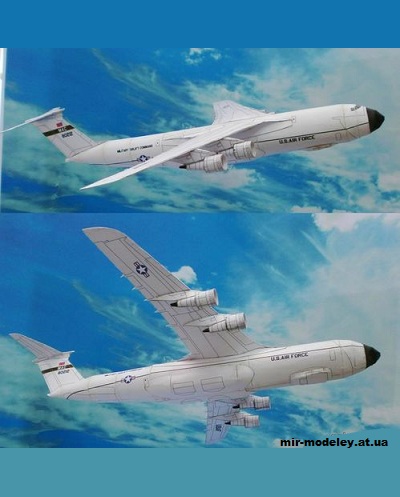 №12995 - C-5 Galaxy (Bruno VanHecke) из бумаги