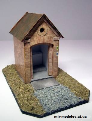 №12902 - Kaplička v Zálesí (Pavel Styl) из бумаги