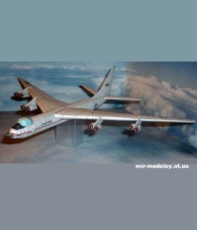 №12998 - Convair YB-60 (Bruno VanHecke) из бумаги