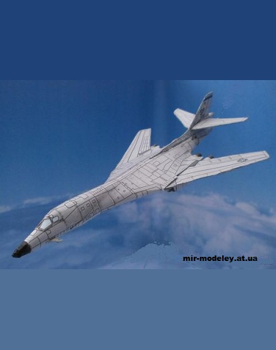 №12964 - B-1 Lancer (Bruno VanHecke) из бумаги