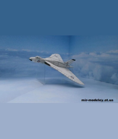 №12963 - Avro Vulcan (Bruno VanHecke) из бумаги