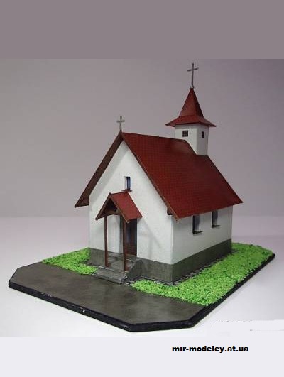 №12907 - Kaple sv. Vavrince v Hrbove (Pavel Styl) из бумаги