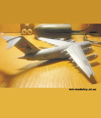 №12994 - C-17 Globemaster III (Bruno VanHecke) из бумаги