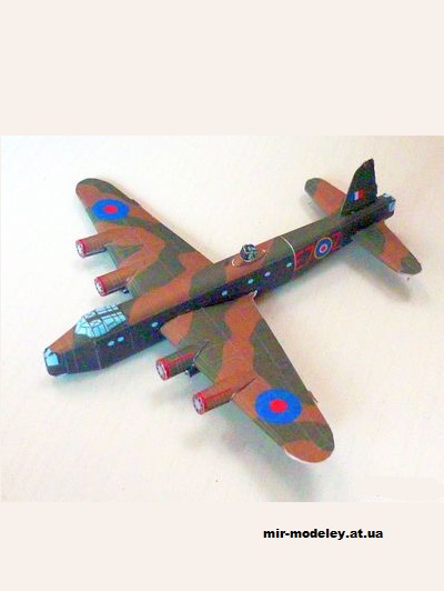 №13042 - Short Stirling (Bruno VanHecke) из бумаги