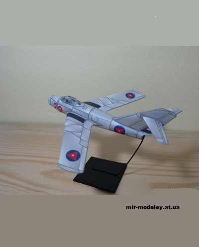 №13030 - MiG-15 Cuban Revolutionary Air Force / Shenyang FT-2 Sudanese Air Force / Lim-2 (Bruno VanHecke - PacificWind) из бумаги