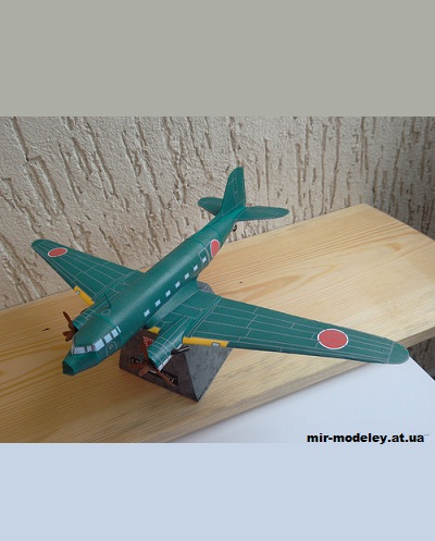 №13007 - Showa L2D3 Tabby (Bruno VanHecke - PacificWind) из бумаги