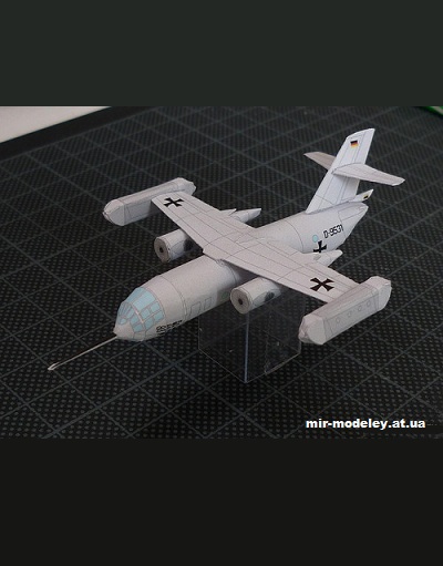 №13005 - Dornier DO-31E [Bruno VanHecke] из бумаги