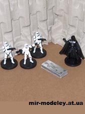 №13096 - Frozen Han Solo (Momir Farooq / Star Wars) из бумаги