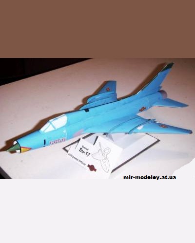 №13067 - Су-22 ВВС Вьетнама / Su-22 Viet Nam Air Force (Bruno VanHecke) из бумаги