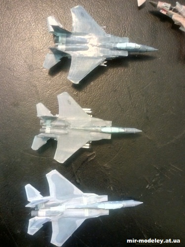 №13036 - McDonnell Douglas F-15 Eagle (Bruno VanHecke - Carlos Ferreira) из бумаги