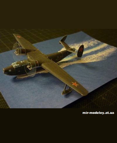 №13064 - Бериев Бе-6 (Bruno VanHecke) из бумаги