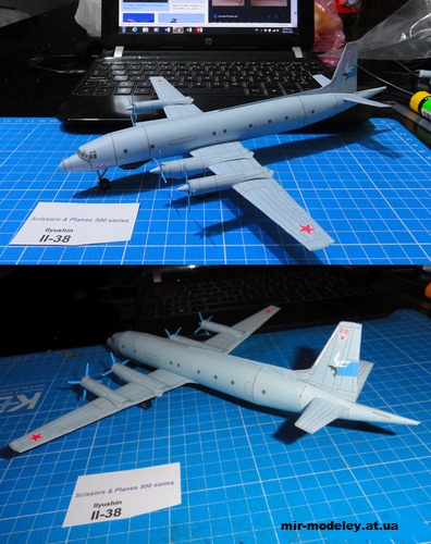 №13021 - Ил-38Н «Новелла» [Переработка Bruno Vanecke] из бумаги