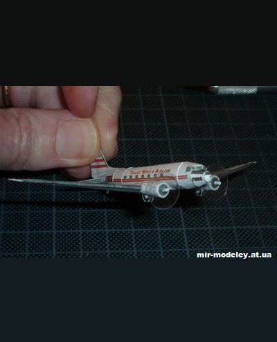 №13008 - Ли-2/ДС-3/ДС-5/С-47 (Bruno Vanhecke) из бумаги