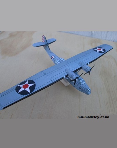 №13002 - Consolidated PBY-5 Catalina - New Caledonia, February 1942 (Bruno VanHecke - PacificWind) из бумаги
