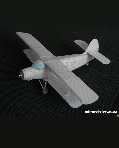 №13076 - Ан-2 (Bruno VanHecke - TigerTony100 - Lfuente) из бумаги