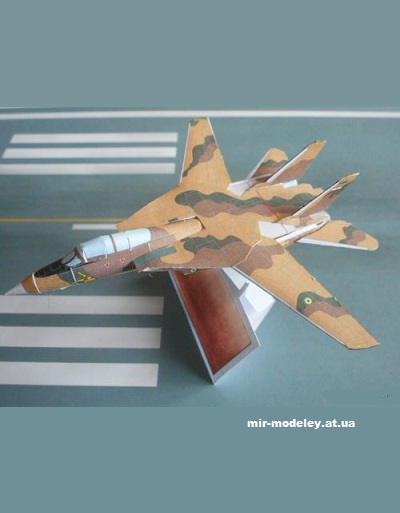 №13016 - F-14A Tomcat (Scissors & planes) из бумаги