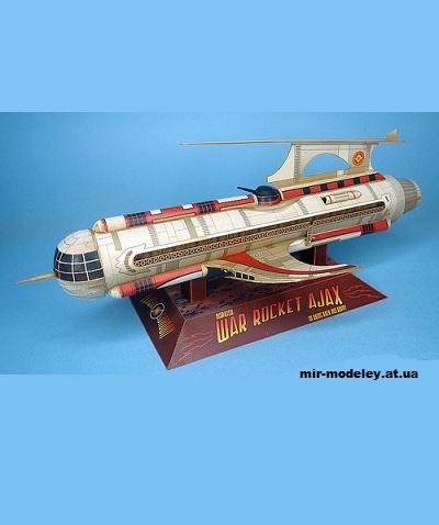 №13174 - Flash Gordon Ajax (PR Models) из бумаги