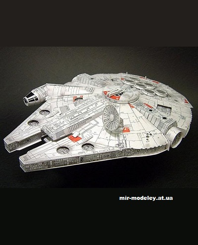 №13110 - Millenium Falcon (Star Wars) из бумаги