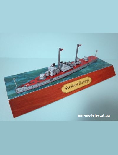 №13183 - Monitor President Masaryk (PR model) из бумаги