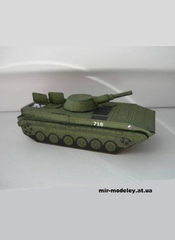 №13129 - БМП-1 / BMP-1 (PR Models) из бумаги