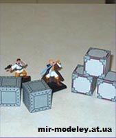 №13108 - Large Crates (Momir Farooq / Star Wars) из бумаги