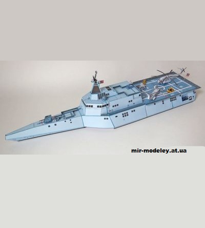 №13184 - USS Independence (PR Models) из бумаги